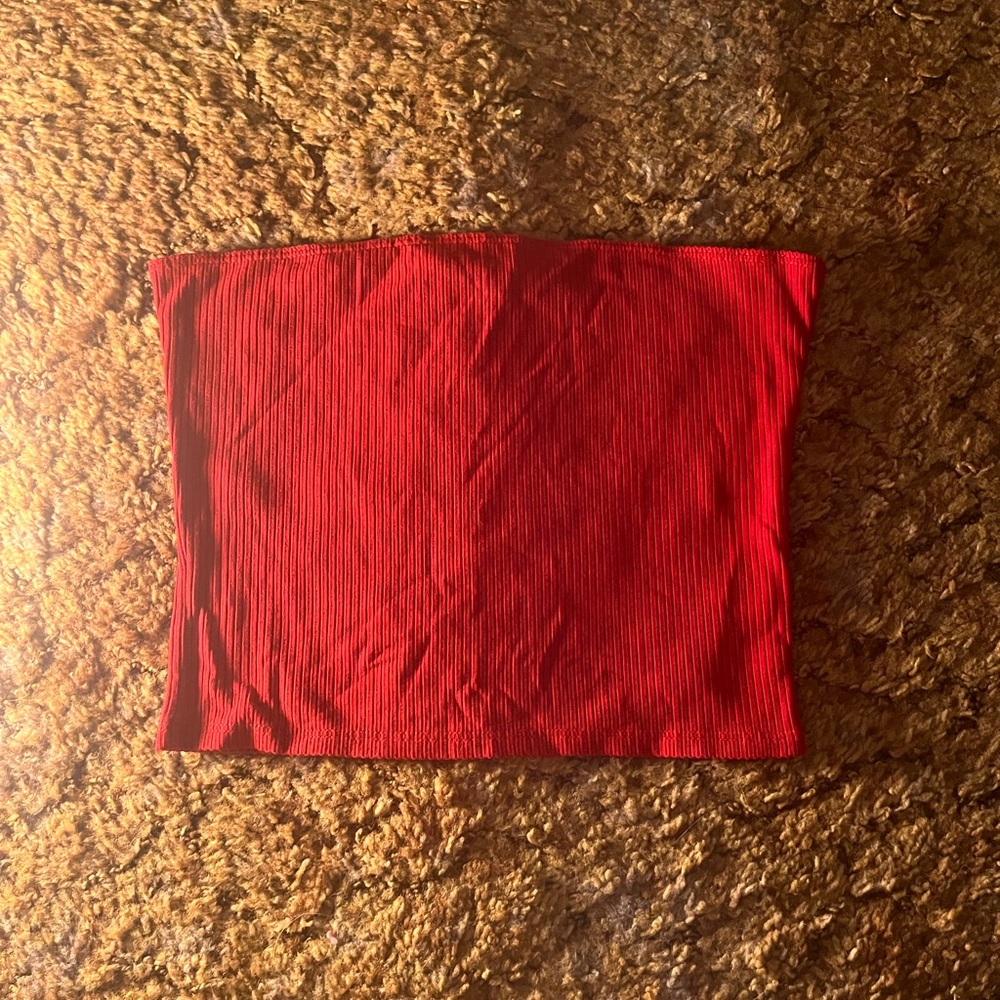 Reformation Red Crop Top